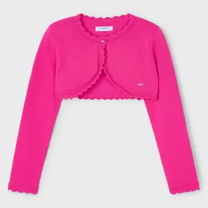 Mayoral Bolero Cardigan - Magenta