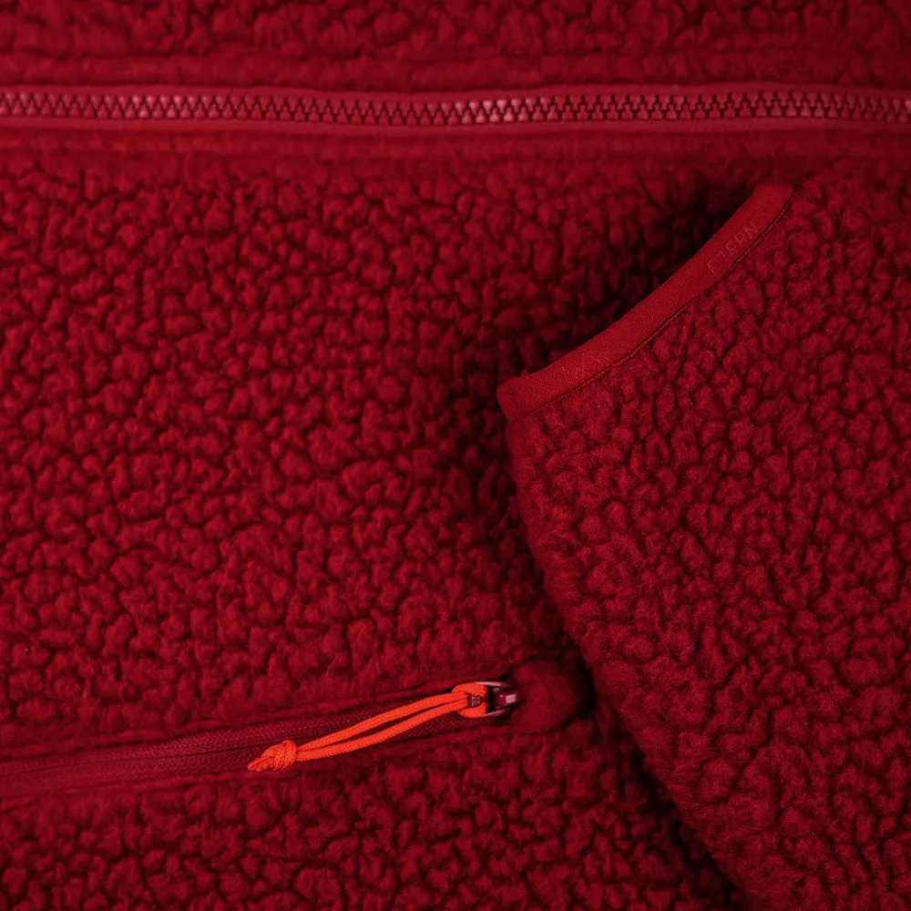 Mens Koselig Polartec Fleece Jacket (Red/Orange)