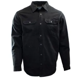 Men's Lined Canvas Shirt Jacket M9011