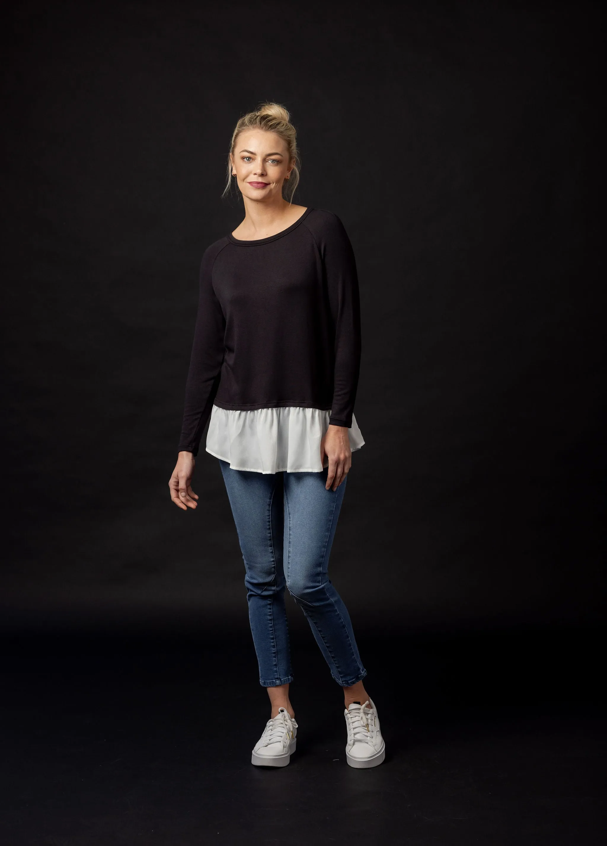 Mi Moso Charlotte Top Black