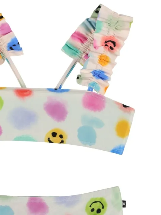 Molo   Smile print recycled Lycra bikini 