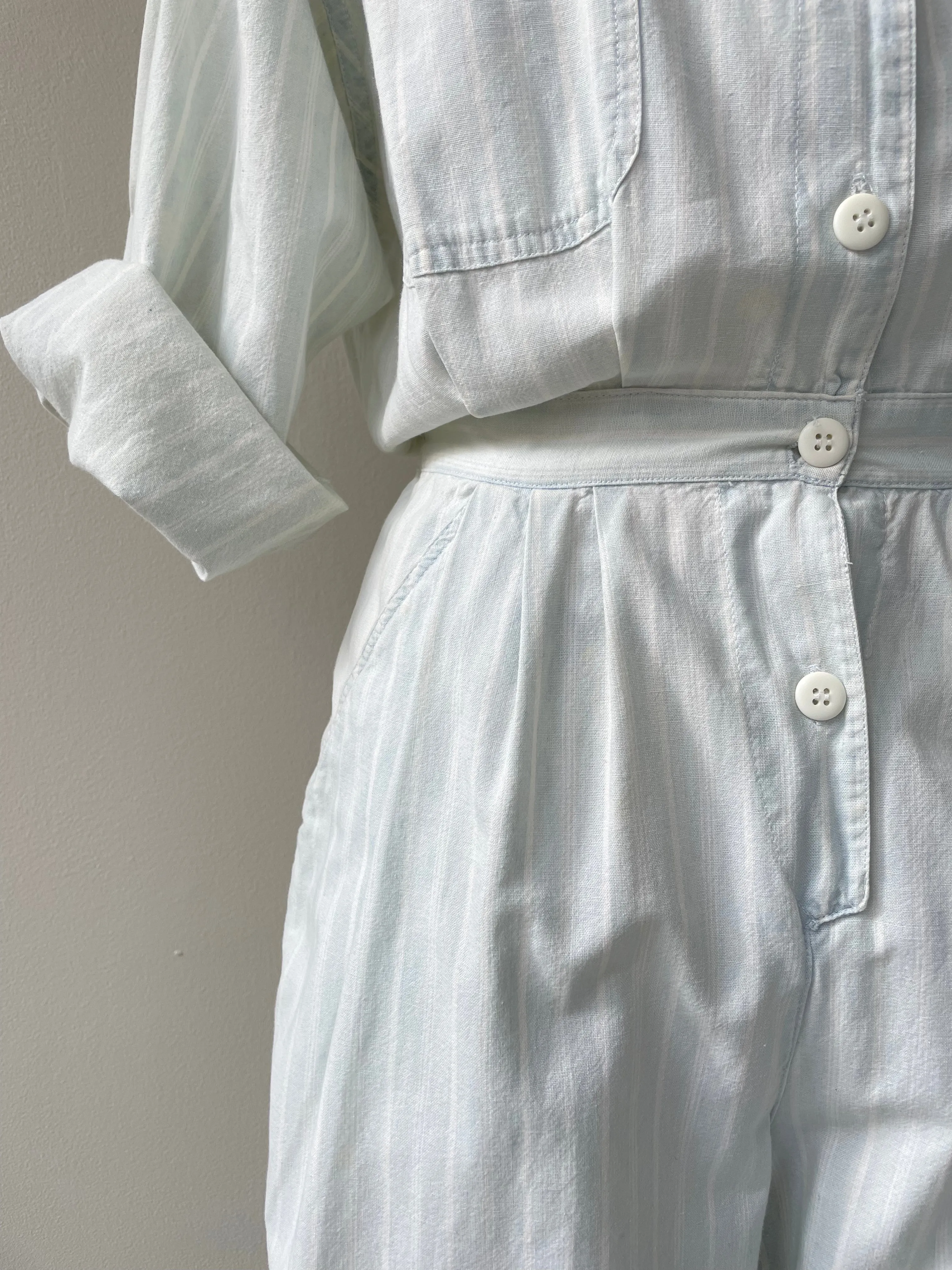 Morgan Cotton Jumpsuit | 1980s