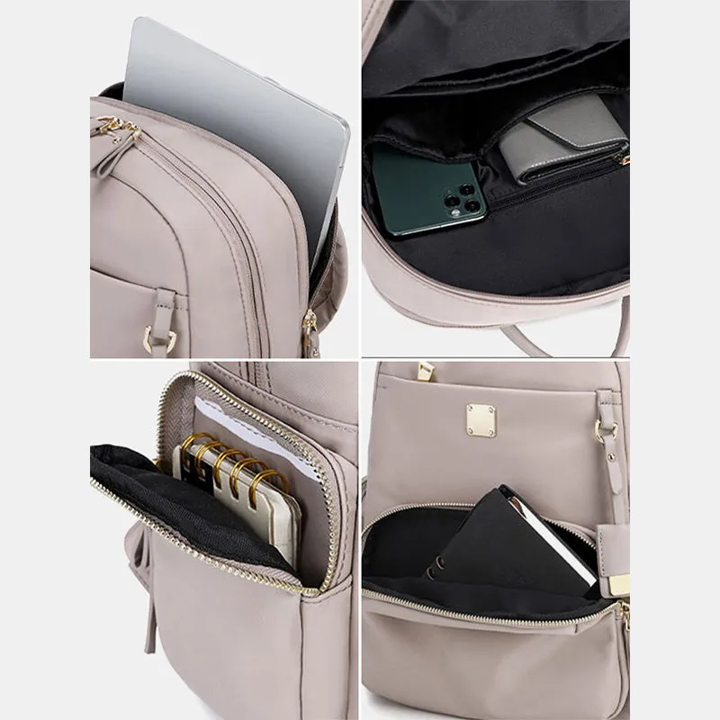 Multifunctional Laptop Backpack Muti-Pocket Lightweight Casual Daypack College Travel Rucksack