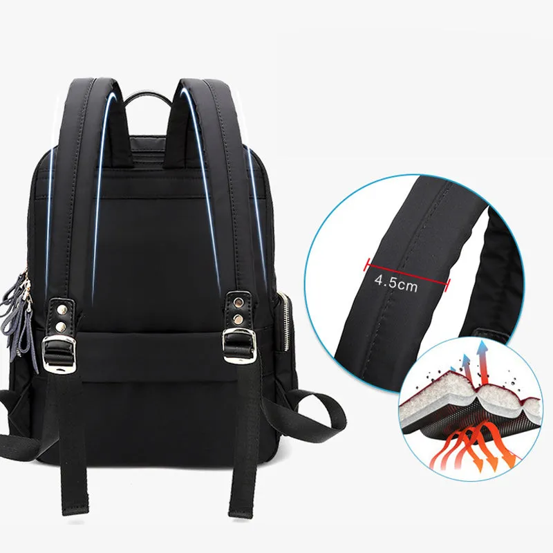Multifunctional Laptop Backpack Muti-Pocket Lightweight Casual Daypack College Travel Rucksack