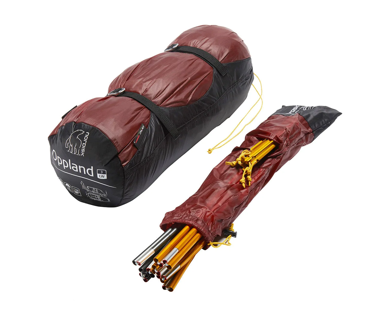 Oppland 3 LW tent - 3 person - Burnt Red