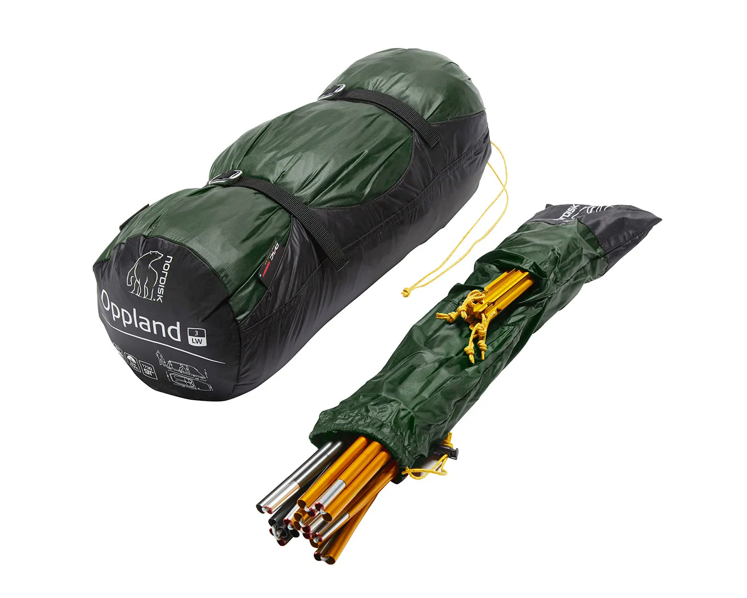 Oppland 3 LW tent - 3 person - Forest Green