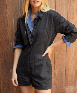 Outerknown  Station Suit Shortall - Pitch Black