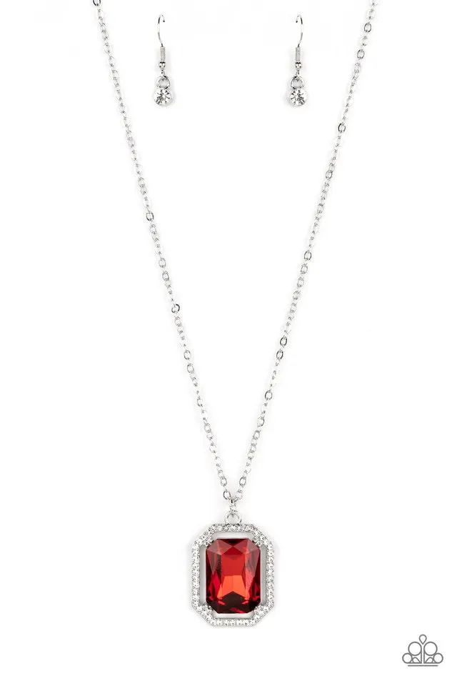 Paparazzi Necklace ~ Galloping Gala - Red