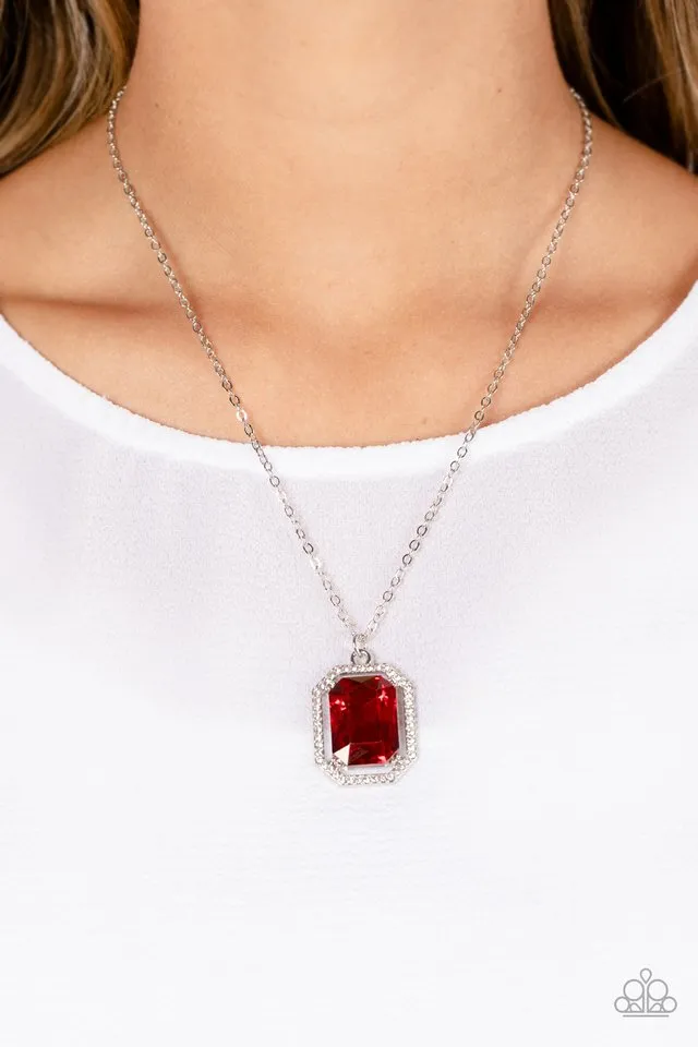 Paparazzi Necklace ~ Galloping Gala - Red