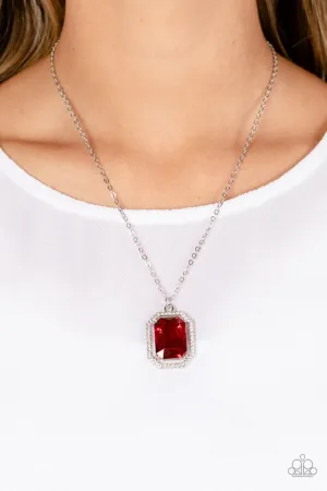 Paparazzi Necklace ~ Galloping Gala - Red