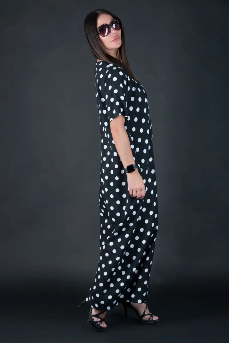 Polka Dots Cotton Jumpsuit Valentin
