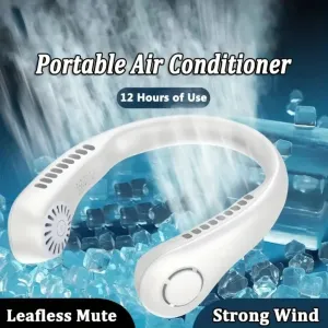 Portable 3 speed Bladeless Around the Neck Cooling System
