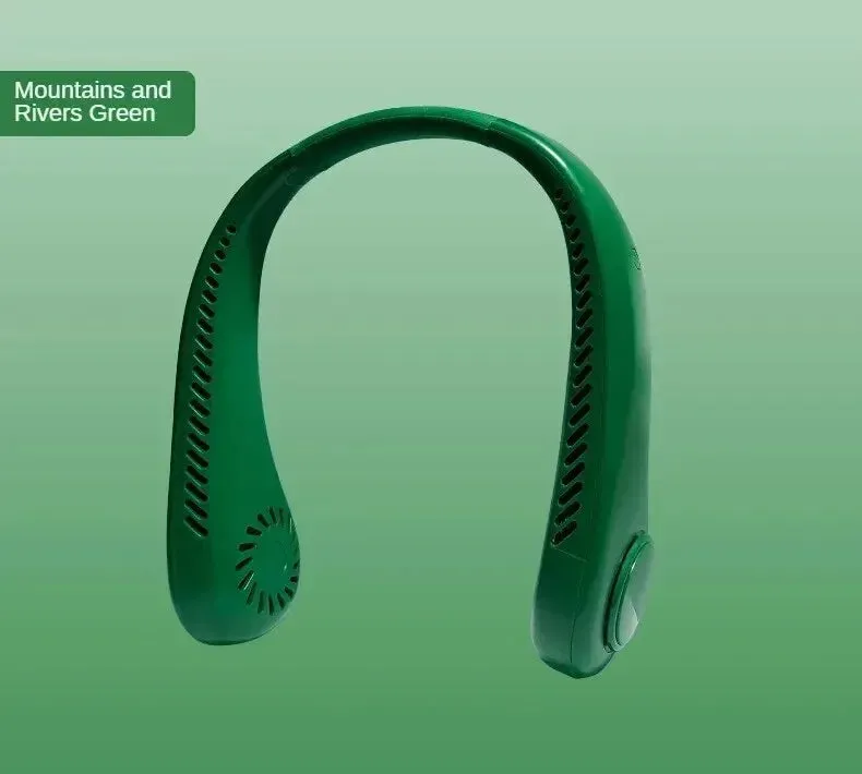 Portable 3 speed Bladeless Around the Neck Cooling System