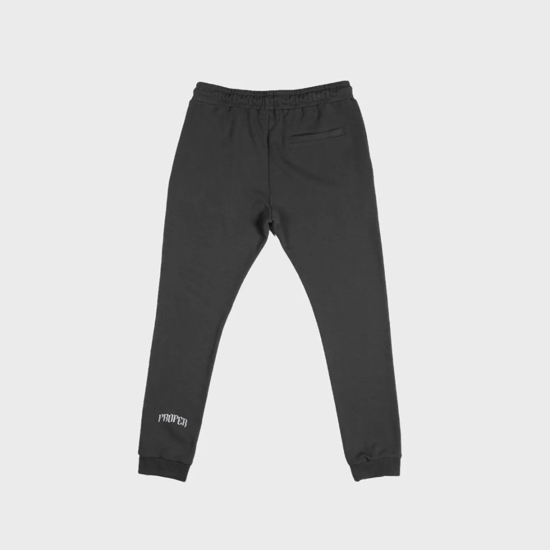PROPER REFLECTIVE TRACKPANTS CHARCOAL