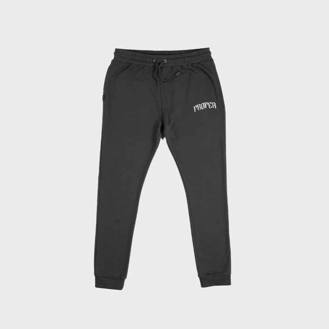 PROPER REFLECTIVE TRACKPANTS CHARCOAL