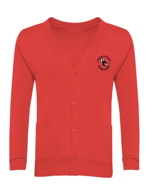 Rickleton Primary School Red Cardigan