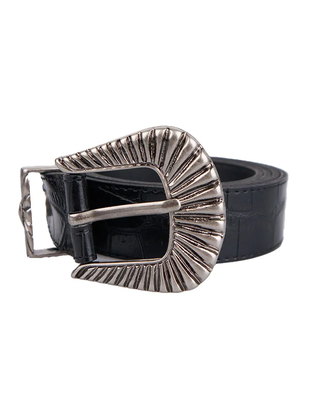 Sleek Faux Leather Belt CN420