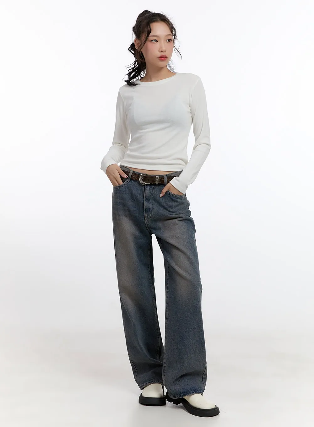 Sleek Faux Leather Belt CN420