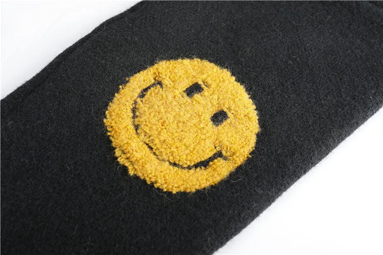 Smiley Face Knit Cardigan