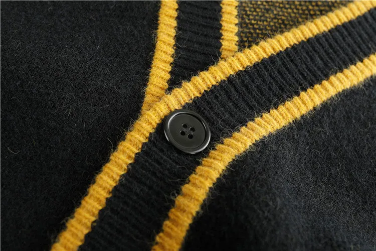 Smiley Face Knit Cardigan
