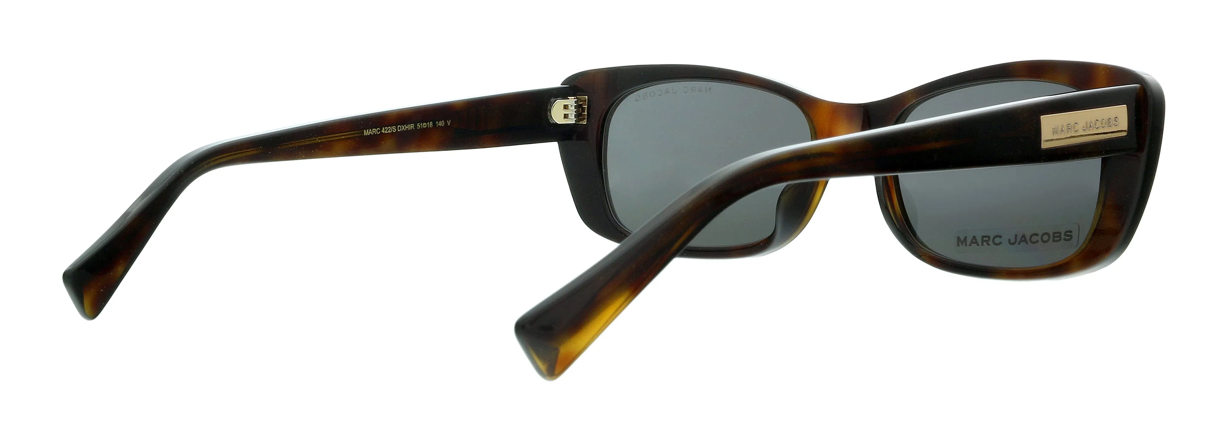 The Marc Jacob MARC 422/S IR 0DXH Havana Glitter Rectangle Sunglasses