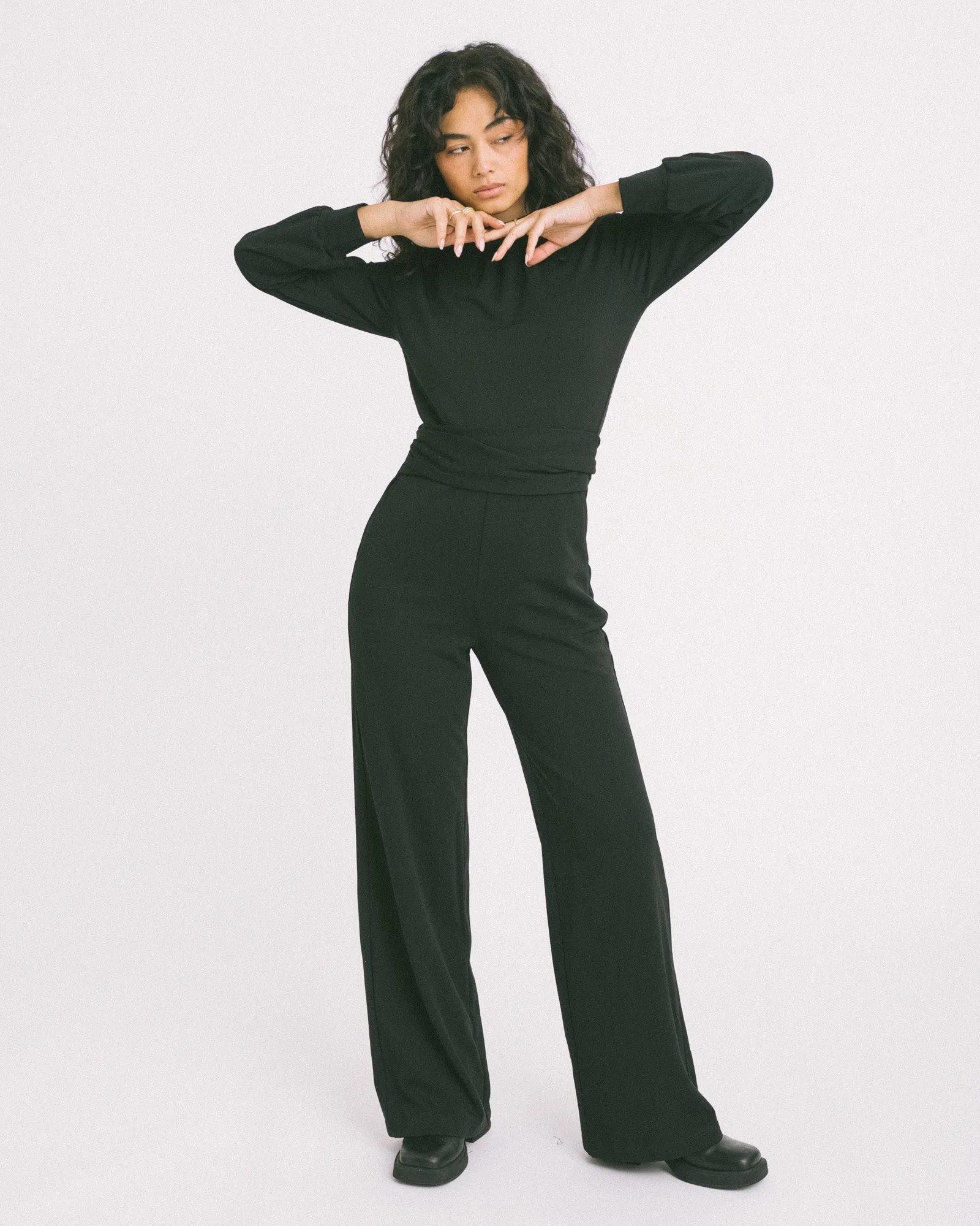 TILTIL Lowie Jumpsuit Black