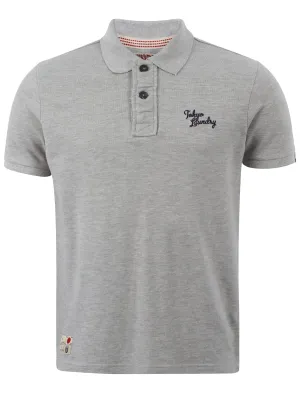 Tokyo Laundry Ezequiel light grey Polo Shirt
