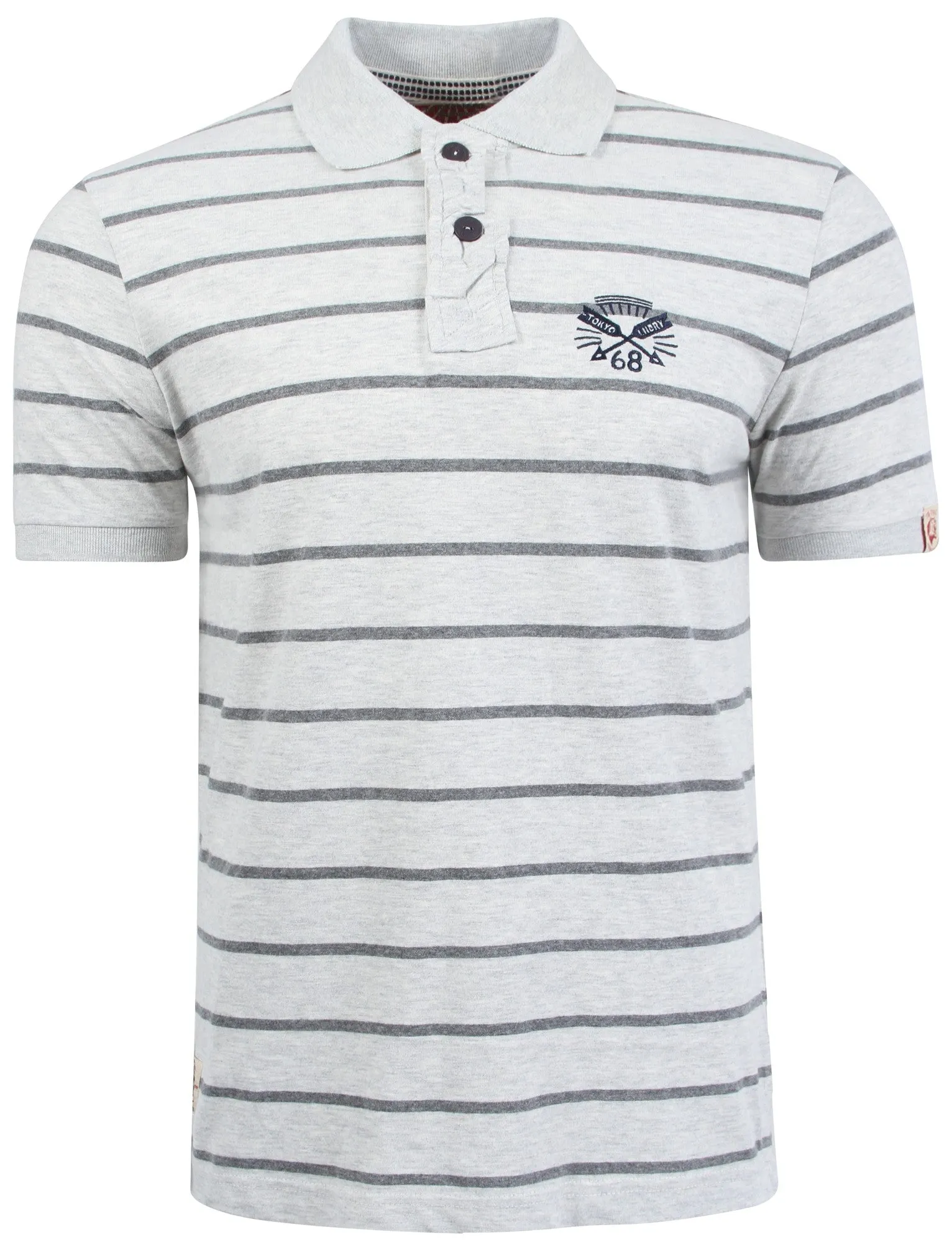 Tokyo Laundry Hanska light grey polo shirt