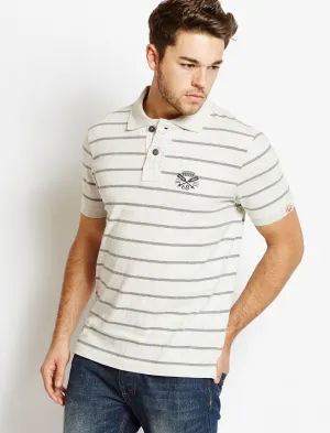Tokyo Laundry Hanska light grey polo shirt