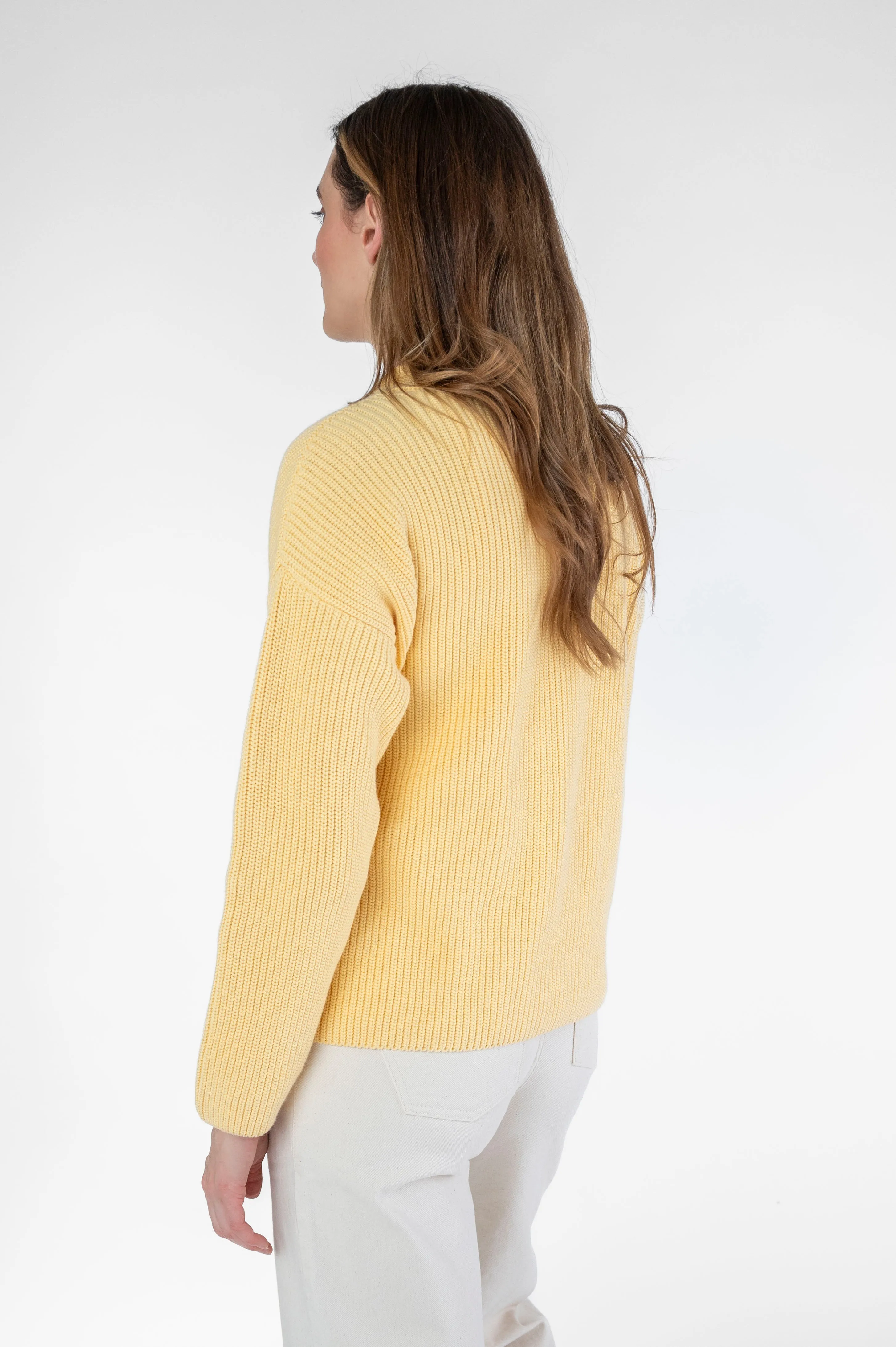 Wrap-around Cardigan Yellow