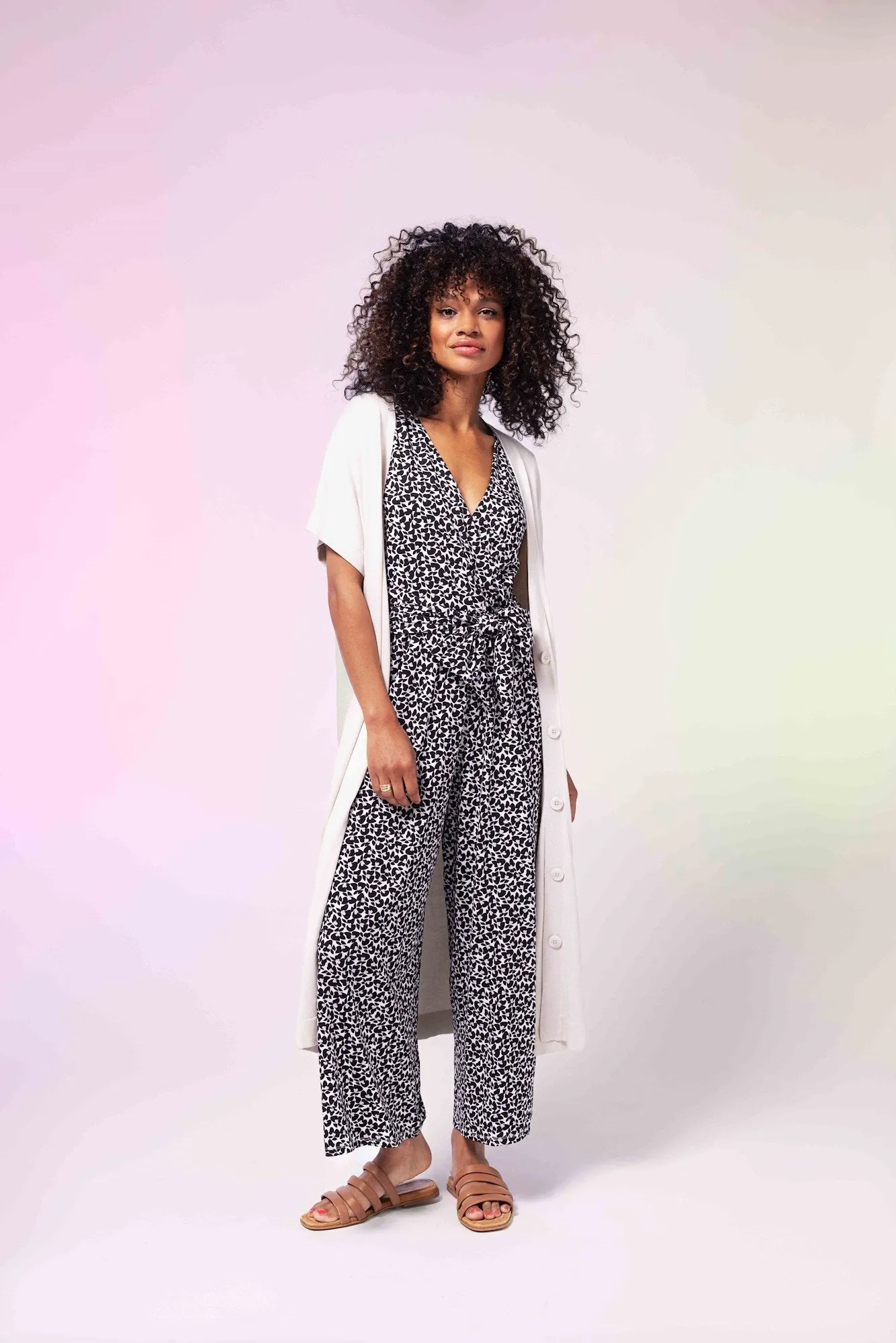 Zilch jumpsuit butterfly black